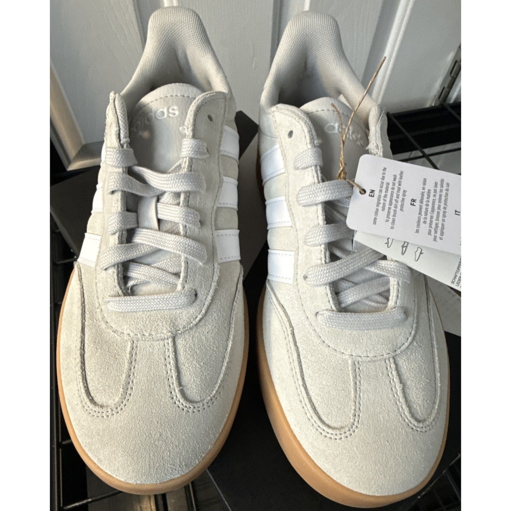 Adidas Barreda Grey White Gum Men's Size 8 Sneaker Shoes Brand New In Box JR1325